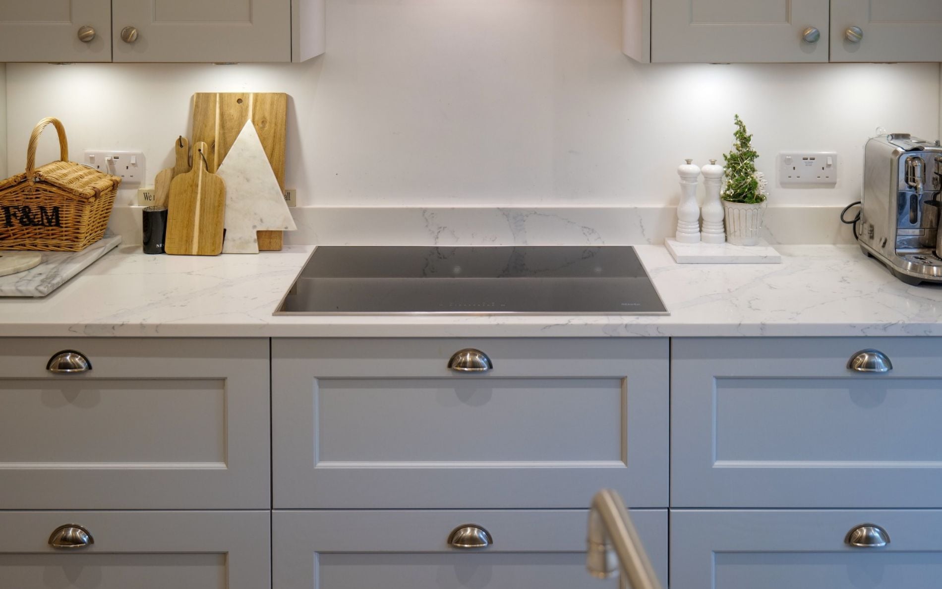 Wakefield Kitchen in Light Grey & Graphite by Portfolio Kitchens