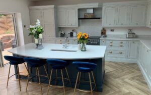 Belgravia Kitchen in Light Grey & Airforce by Complete Kitchens Mansfield
