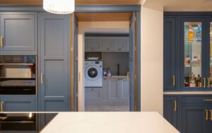 Belgravia Kitchen in Parisian Blue by Portfolio Kitchens