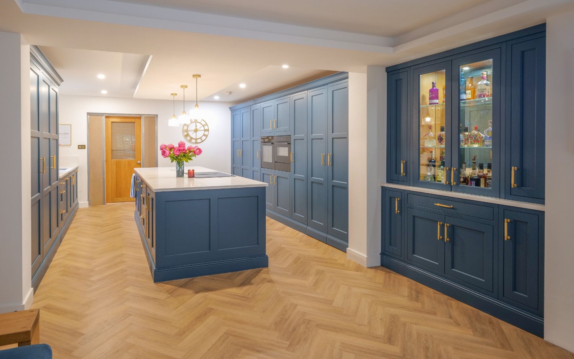 Belgravia Kitchen in Parisian Blue by Portfolio Kitchens