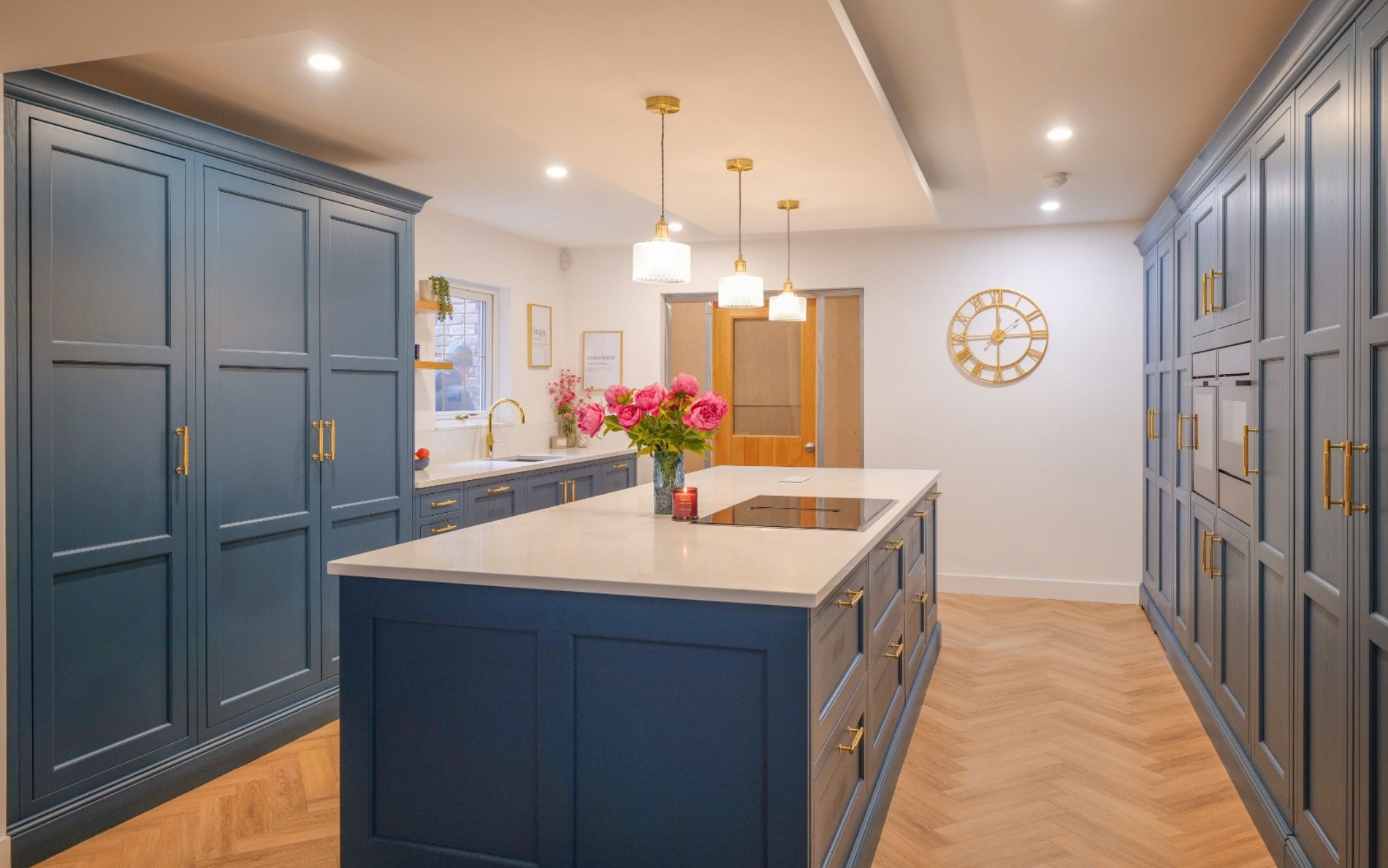 Belgravia Kitchen in Parisian Blue by Portfolio Kitchens