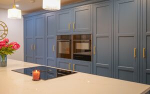 Belgravia Kitchen in Parisian Blue by Portfolio Kitchens