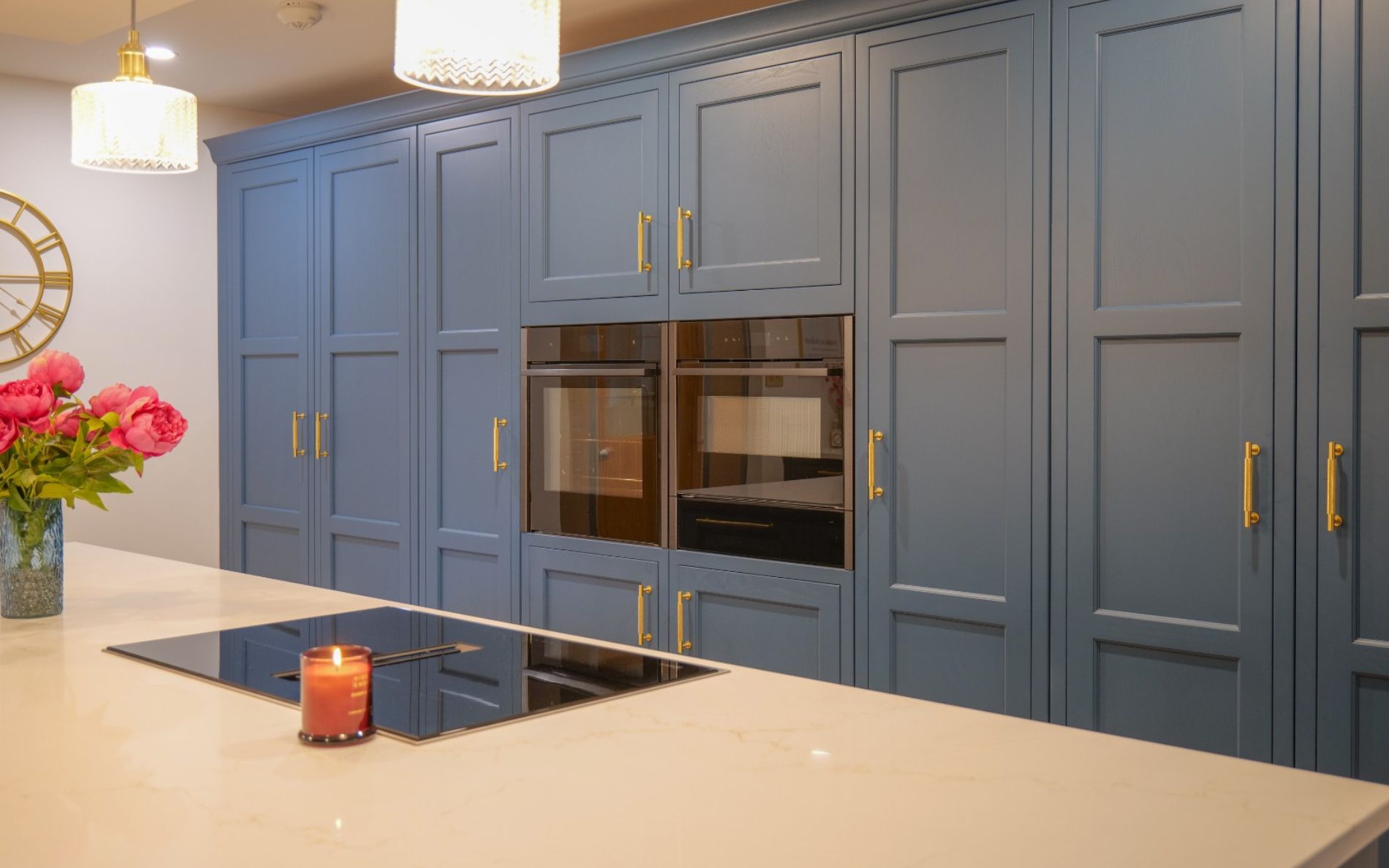 Belgravia Kitchen in Parisian Blue by Portfolio Kitchens