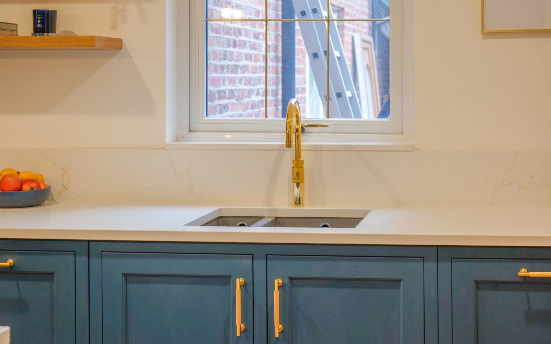 Belgravia Kitchen in Parisian Blue by Portfolio Kitchens