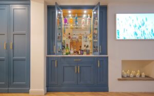 Belgravia Kitchen in Parisian Blue by Portfolio Kitchens