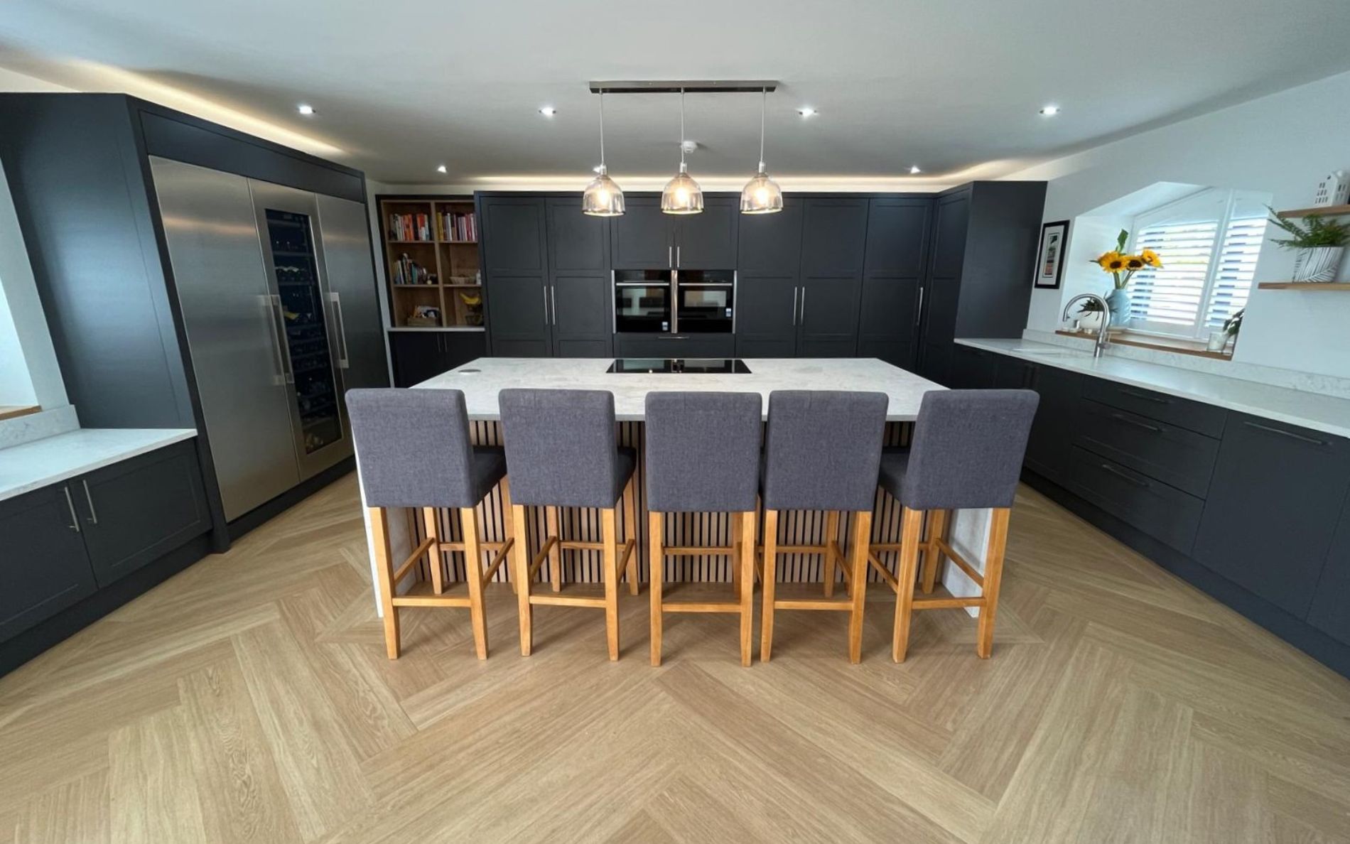 Clifden Kitchen in Graphite by Inline Kitchens