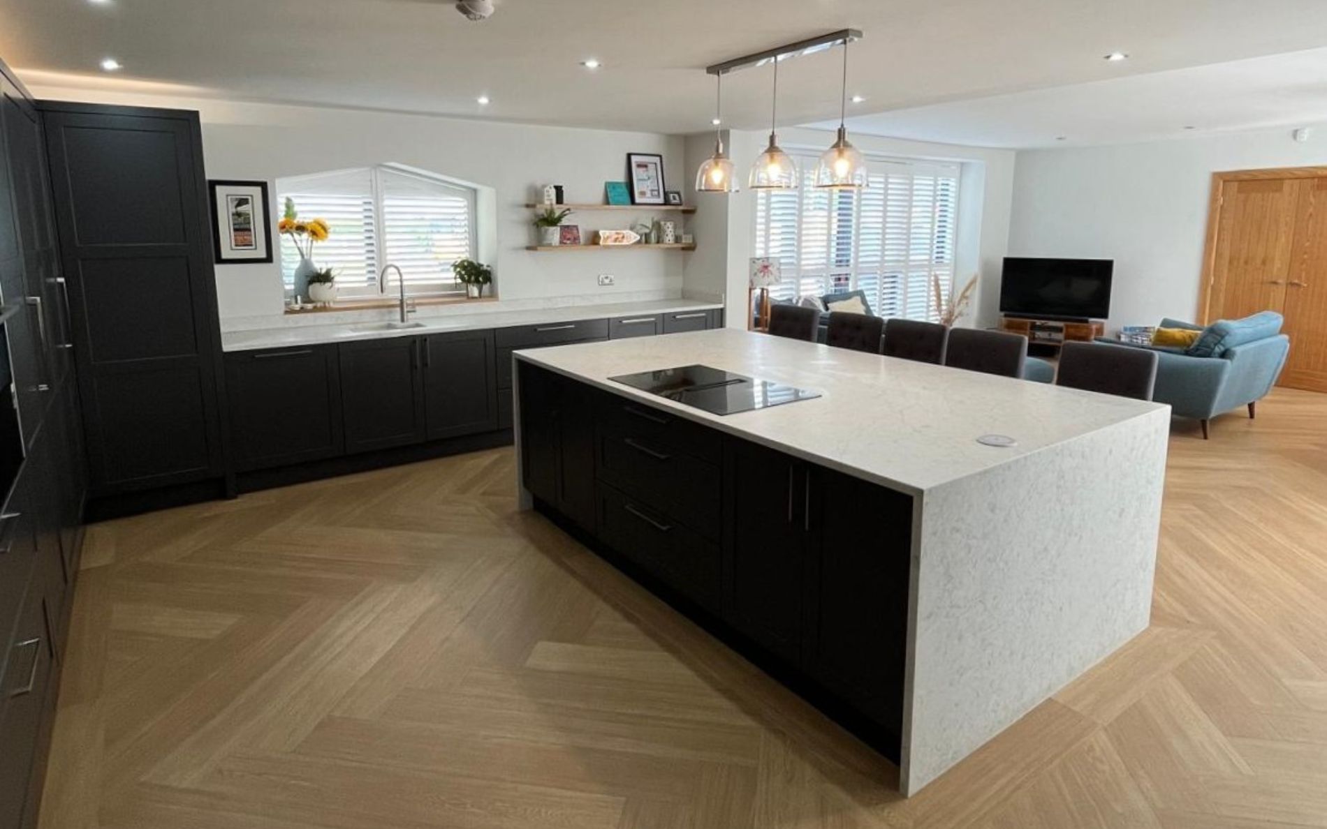 Clifden Kitchen in Graphite by Inline Kitchens