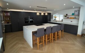 Clifden Kitchen in Graphite by Inline Kitchens