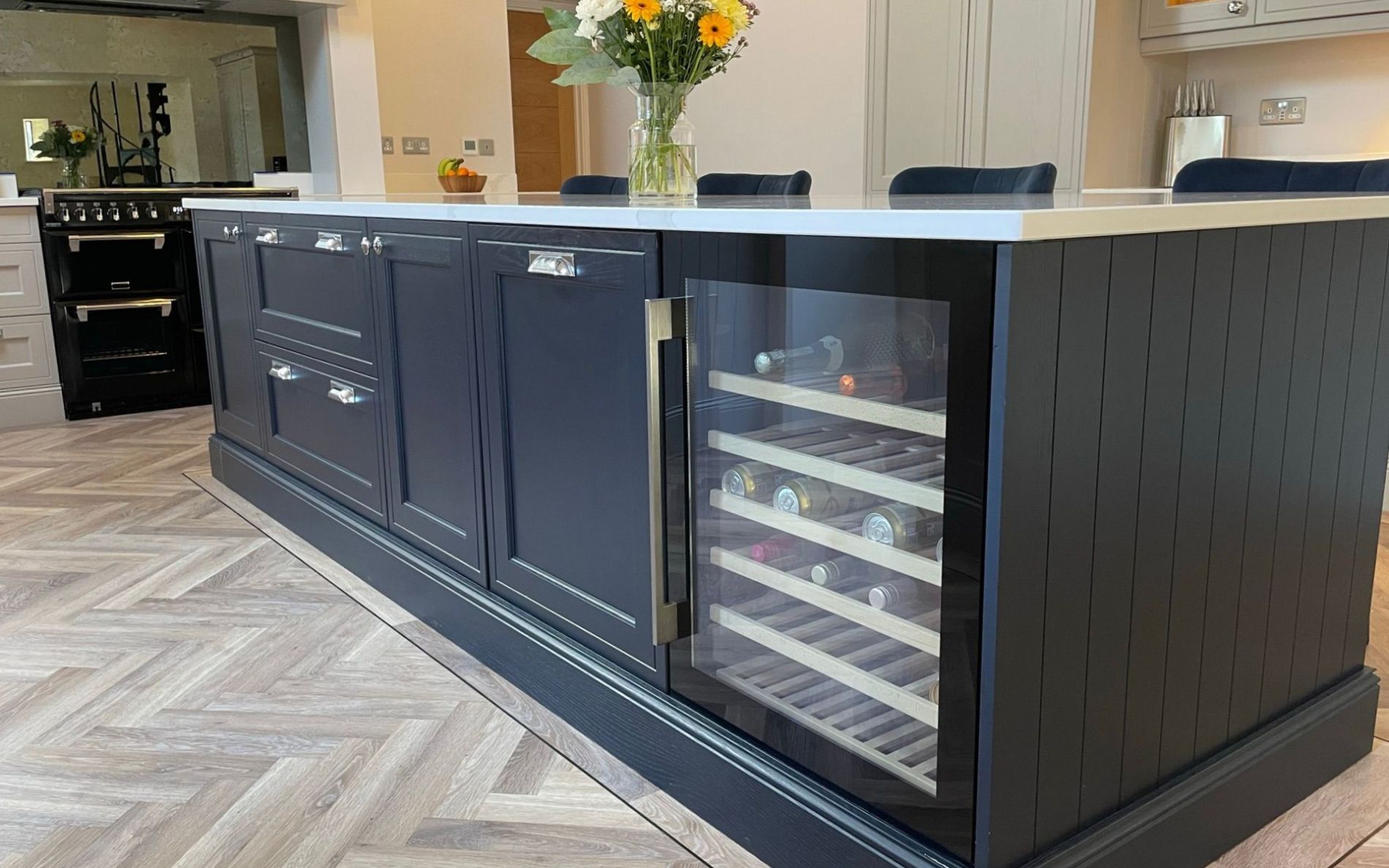 Winslow Kitchen in Indigo & Cashmere by Complete Kitchens Mansfield