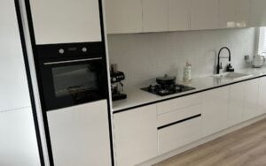 Zola Gloss Kitchen in White by Complete Kitchens Mansfield