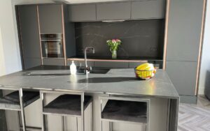 Zola Matte Kitchen in Graphite by Complete Kitchens Mansfield