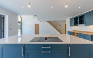 Aldana Kitchen in Light Grey & Marine by The Kitchen Broker