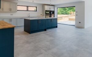 Aldana Kitchen in Light Grey & Marine by The Kitchen Broker