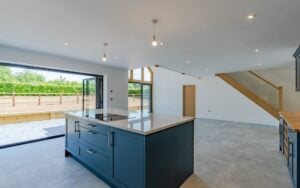 Aldana Kitchen in Light Grey & Marine by The Kitchen Broker