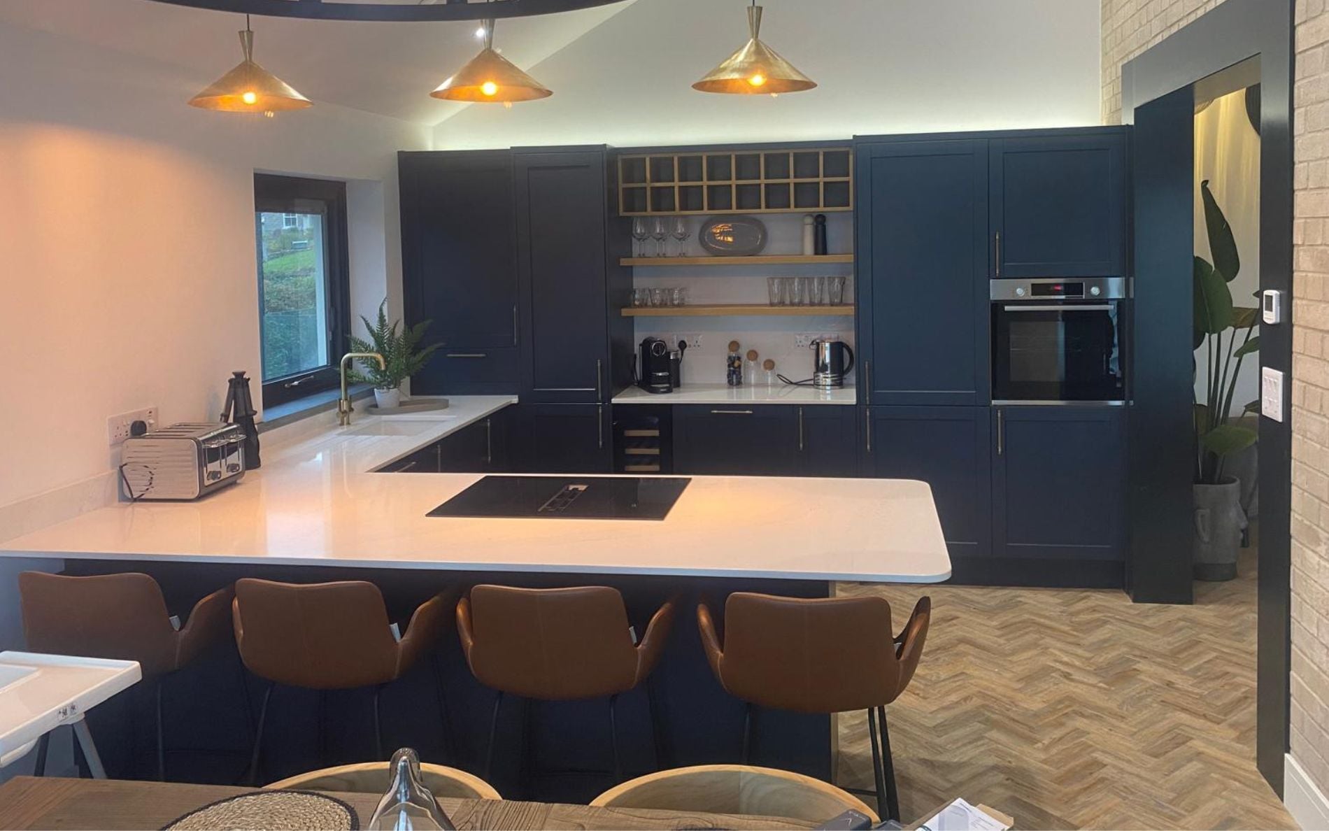 Dawson Kitchen in Indigo by Woodbox Interiors iBuild
