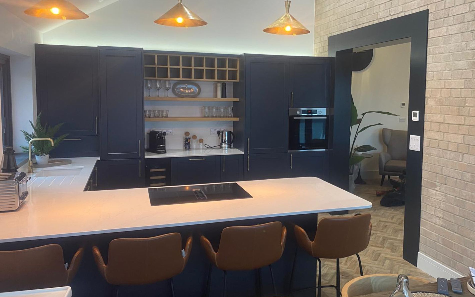 Dawson Kitchen in Indigo by Woodbox Interiors iBuild