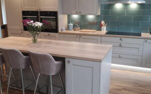 Madison Kitchen in Stone by Saturn Interiors