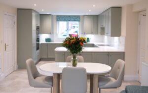Aldana Kitchen in Sage Green by Sarah Jane Kitchens