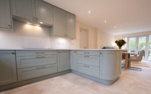 Aldana Kitchen in Sage Green by Sarah Jane Kitchens