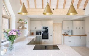 Aldana Kitchen in Taupe Grey & Cardamom by Sarah Jane Kitchens