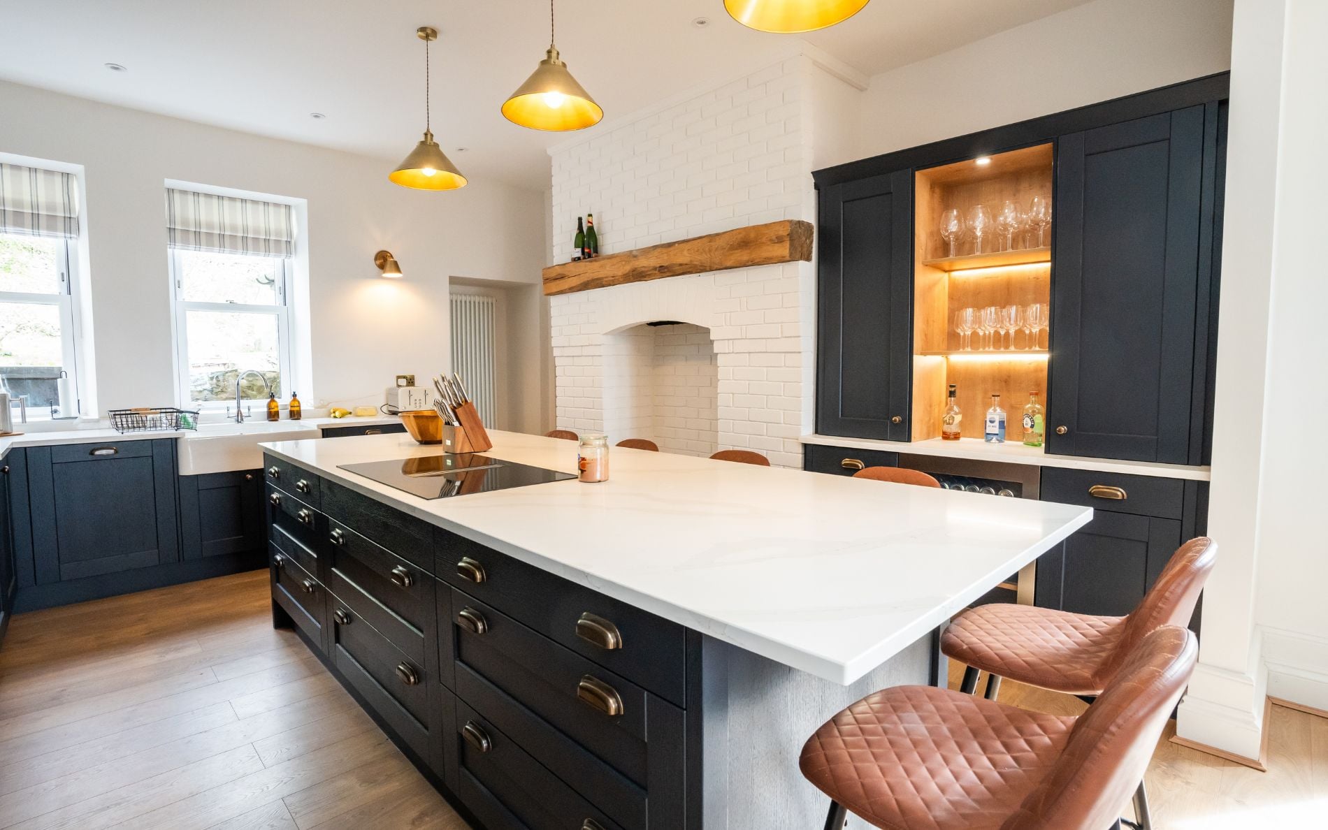 Kensington Kitchen in Indigo by Stag Kitchens