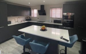 Zola Soft-Matte Kitchen in Graphite by DCL Kitchens