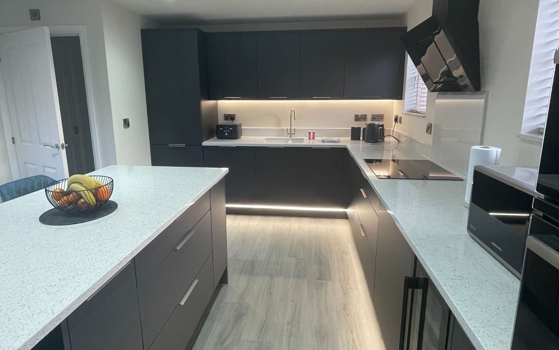 Zola Soft-Matte Kitchen in Graphite by DCL Kitchens