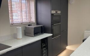 Zola Soft-Matte Kitchen in Graphite by DCL Kitchens
