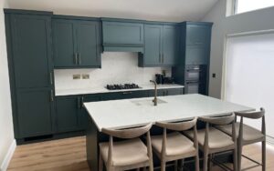 Aldana Kitchen in Heritage Green by Boyle Kitchens