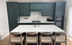 Aldana Kitchen in Heritage Green by Boyle Kitchens