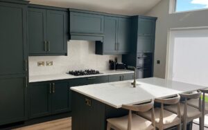 Aldana Kitchen in Heritage Green by Boyle Kitchens