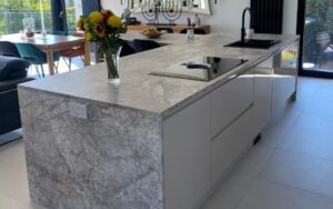 Strada Gloss Kitchen in White by C&R Interiors