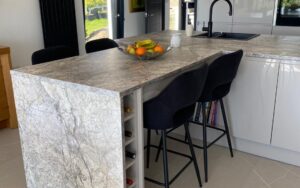 Strada Gloss Kitchen in White by C&R Interiors