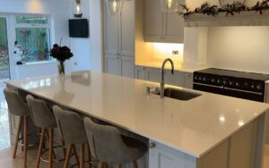 Wakefield Kitchen in Light Grey by Hunter Hall Design