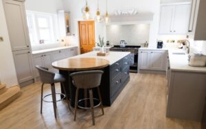 Winslow Kitchen in Cashmere & Graphite by Glenwood of Antrim