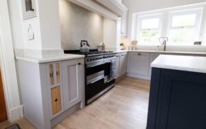 Winslow Kitchen in Cashmere & Graphite by Glenwood of Antrim