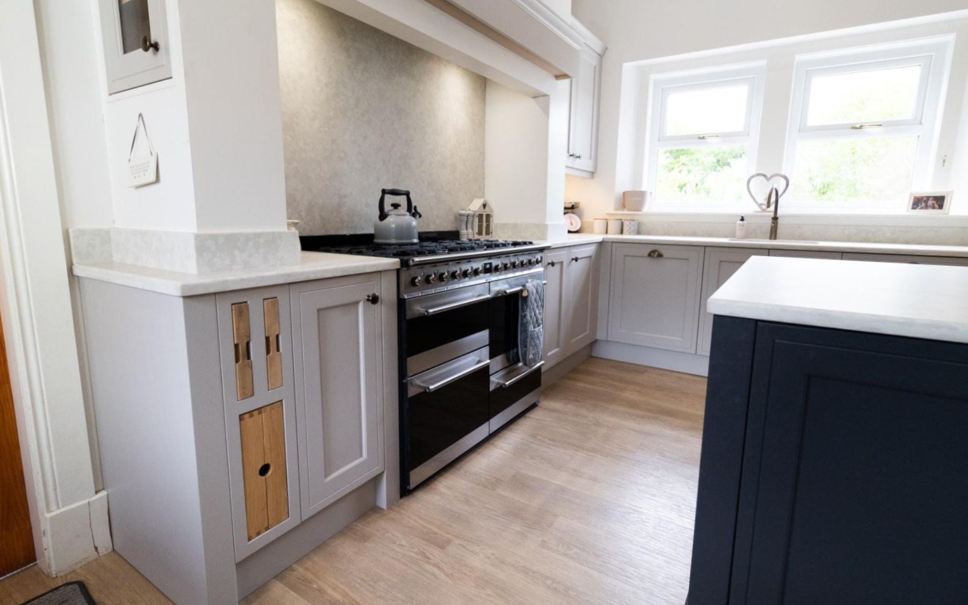 Winslow Kitchen in Cashmere & Graphite by Glenwood of Antrim