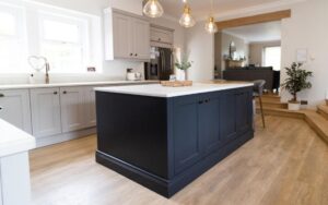 Winslow Kitchen in Cashmere & Graphite by Glenwood of Antrim