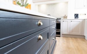 Winslow Kitchen in Cashmere & Graphite by Glenwood of Antrim
