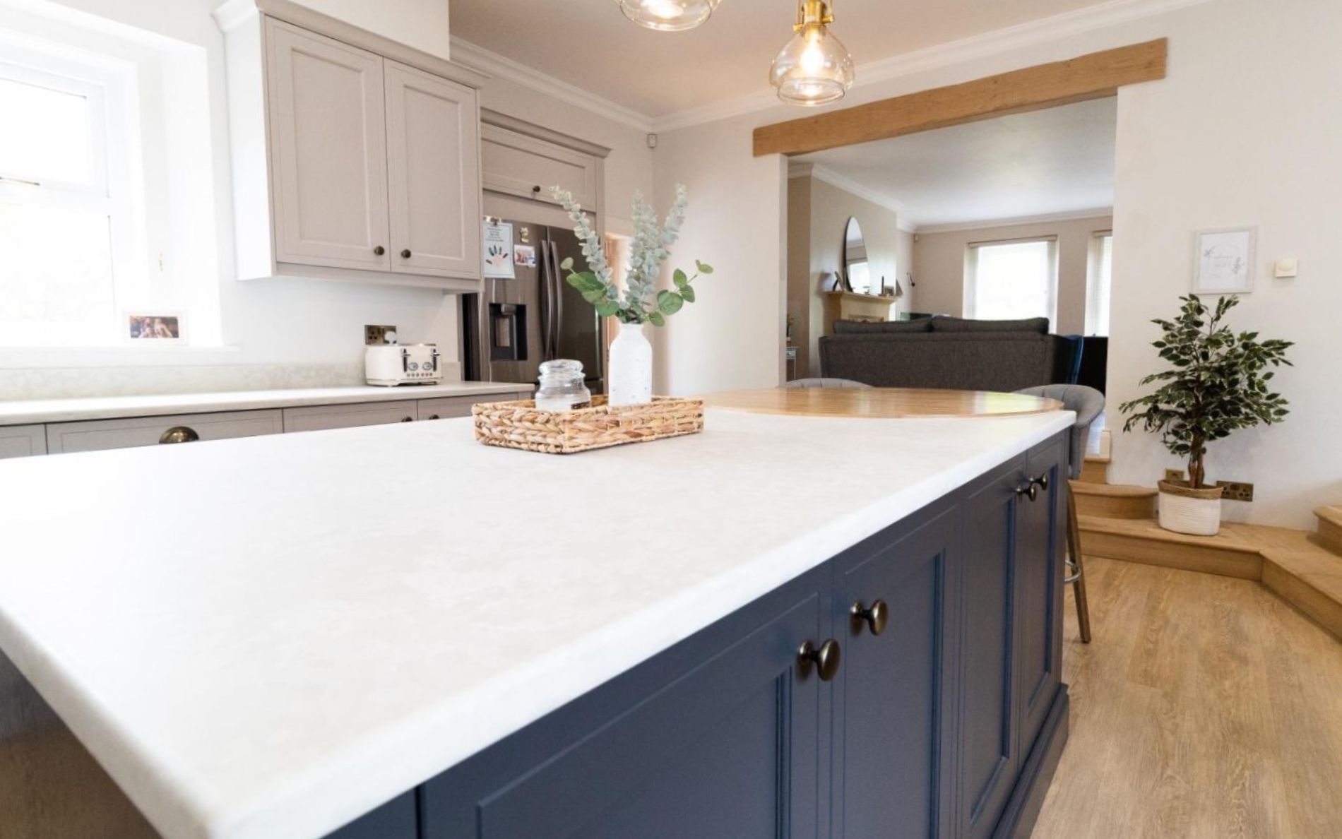 Winslow Kitchen in Cashmere & Graphite by Glenwood of Antrim