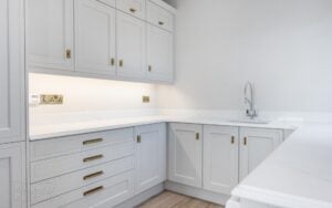 Winslow Kitchen in Shell & Marine by Make Kitchens