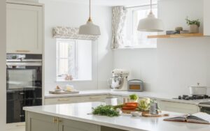 Aldana Kitchen in Porcelain & Cardamom by Studio Nest