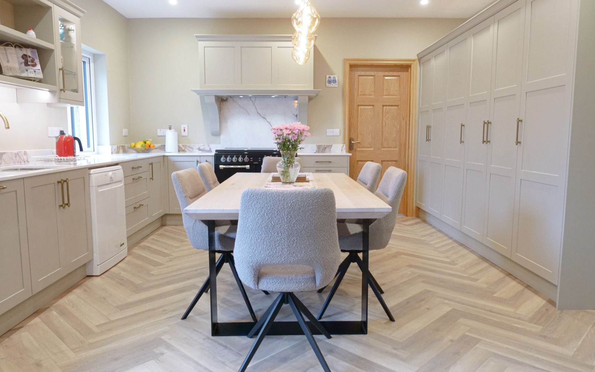 Aldana Kitchen in Stone by Lakeland Interiors