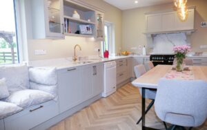Aldana Kitchen in Stone by Lakeland Interiors