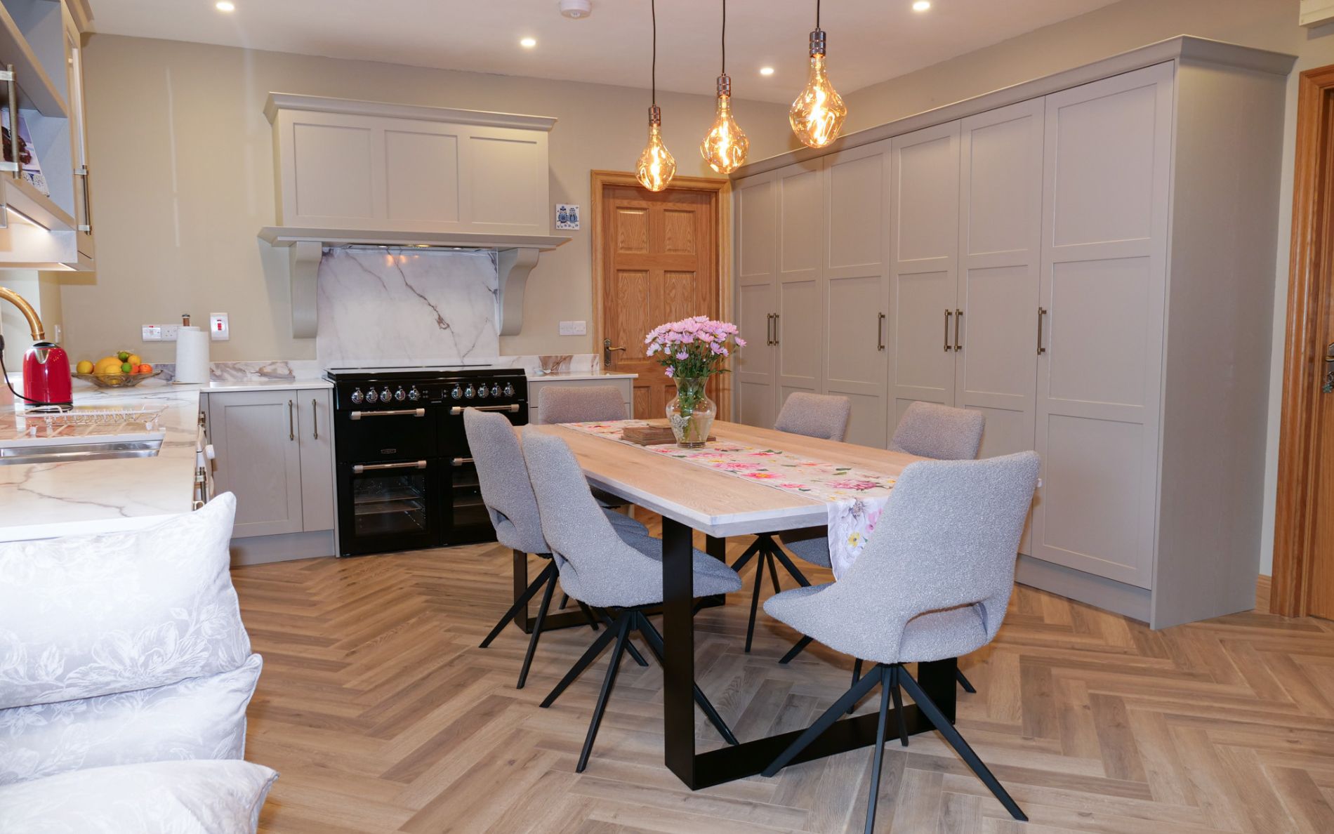 Aldana Kitchen in Stone by Lakeland Interiors