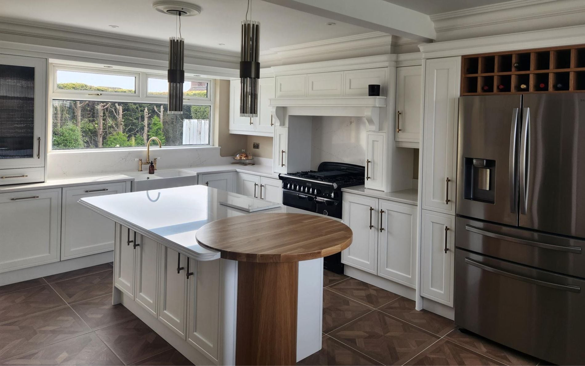 Winslow Kitchen in Brilliant White by Redleaf Kitchens