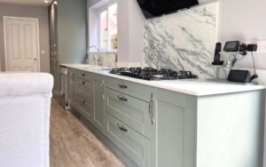 Madison Kitchen in Reed Green by Saturn Interiors