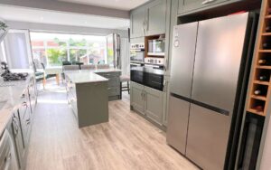 Madison Kitchen in Reed Green by Saturn Interiors