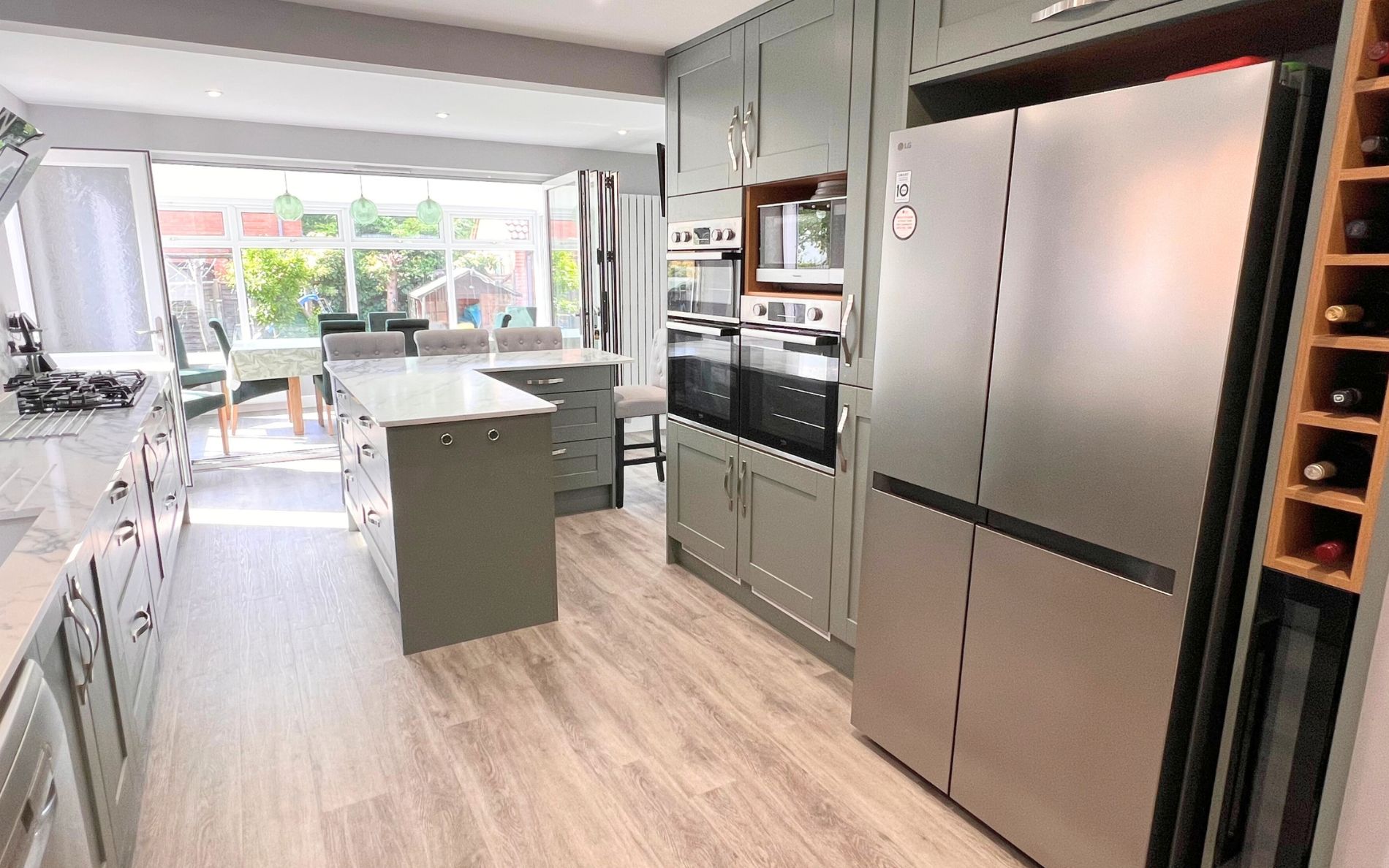 Madison Kitchen in Reed Green by Saturn Interiors