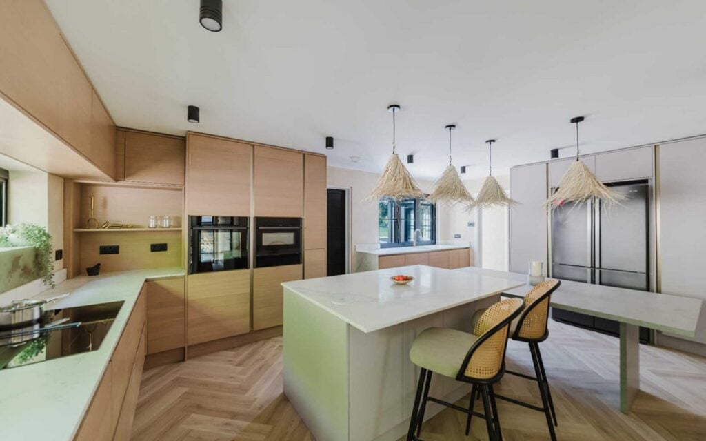 Tavola Kitchen in Parched Oak & Colour Matched by Kitchens By Design